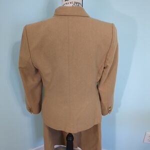 Camden Classics Jacket & Skirt Womens wool brown Equestrian 11/12 vintage horse